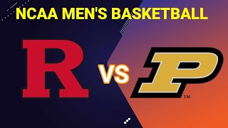 Rutgers vs Purdue  2023 NCAA MENS BASKETBALL LIVE SCORE [upl. by Gombach]