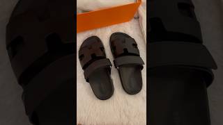 Hermes Chypre Sandals Unboxing ☀️shoes unboxing hermes luxury [upl. by Lasky]