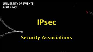 IPsec security associations [upl. by Iago]