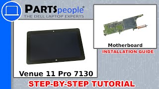 Dell Venue 11 Pro 7130 T07G001 Motherboard HowTo Video Tutorial [upl. by Dajma]