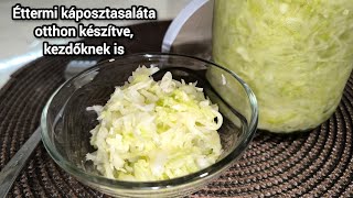 Éttermi káposztasalátakezdőknek is [upl. by Hittel324]