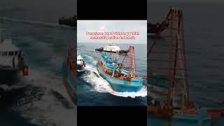 Pengejaran kapal vietnam yg telah memasuki daerah perairan Indonesia shortvideo kapallaut [upl. by Myrle165]