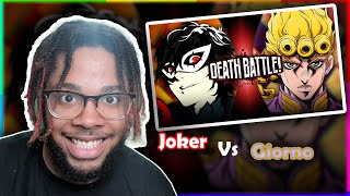 Who Will Reign Supreme Joker Vs Giorno Death Battle Reaction [upl. by Leiuqese815]