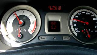 Reprise en troisième Renault Clio 3 dCi 105 [upl. by Ssor]