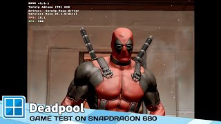 Winlator 61  Deadpool  Snapdragon 680 [upl. by Hodess42]