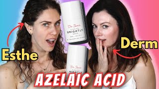 Azelaic Acid Chat With Dermatologist amp Esthetician — DrSamBunting [upl. by Airdnoed]