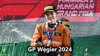 LATAJĄCY HOLENDER I PAJACERKA MCLARENA  GP WĘGIER 2024 [upl. by Wyndham679]