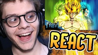 SAIYAN RAP CYPHER  FabvL  RUSTAGE REACTS [upl. by Mcnully]