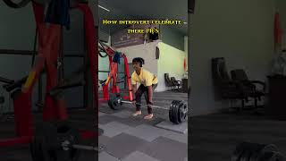 Extrovert vs introvert celebration 💀 fitness motivation fit youtube fitmotivation ytshorts [upl. by Lesiram]