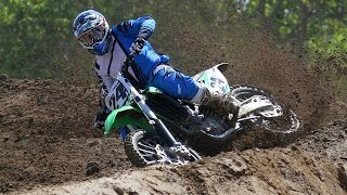 2015 Kawasaki KX450F First Ride  MotoUSA [upl. by Mairim]