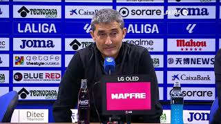 Valverde quotEstamos muy contentos con los 2 porteros que tenemosquot [upl. by Kally162]