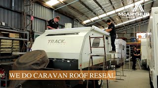 How To Do a Caravan Roof Reseal [upl. by Gorrian]