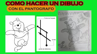 Como Usar El Pantografo y Hacer Un Dibujo Rápido y Fácil [upl. by Yerocal]