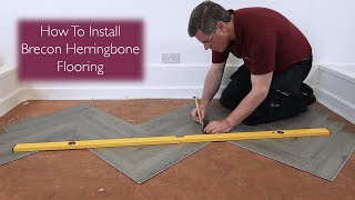 How To Install Brecon Herringbone Flooring  Woodpecker Flooring [upl. by Justinian]