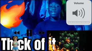 NLE CARRIED KSI  Thick Of It Remix feat Trippie Redd amp NLE Choppa Reaction [upl. by Kassel653]