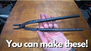 Forge your first blacksmith tongs today  Start blacksmithing [upl. by Eeryk]