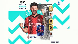 Christian Pulisic  Player of the Month December 2023  Serie A 202324 [upl. by Wolsky]