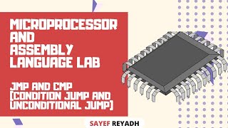 Assembly Language Tutorial Bangla EMU8086  10  JMP amp CMP Condition Jump amp Unconditional Jump [upl. by Sashenka144]