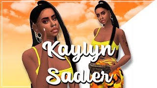 Sims 4 CAS 💛Kaylyn Sadler  CC LINKS🧡 [upl. by Namrehs]