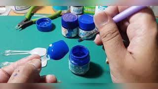 TUTORIAL PERBANDINGAN NEW AQUEOUS DENGAN OLD AQUEOUSE DAN ACRYSION MR HOBBY BY HANDBRUSH [upl. by Hamehseer868]