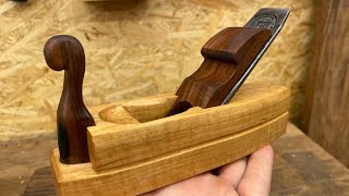 How to make a wooden hand plane part 3 [upl. by Kary277]