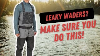 Fix Leaky Waders Fast amp Easy  Repair Waders In Minutes [upl. by Oilisab]