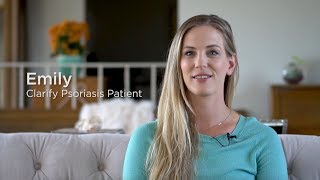 Emilys talks about Treating her Psoriasis  Clarify Home Phototherapy 30 Seconds [upl. by Milton]