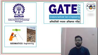 Introduction about new subject gate 2022 geomatics engineering [upl. by Atekihc]