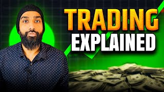 Trading Explained In Hindi  Stock Market [upl. by Retseh19]