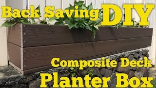 How to Make a Planter Box with Trex Composite Decking DIY [upl. by Negeam]