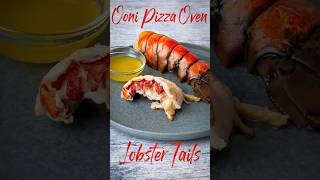 Broiled lobster tails in an Ooni pizza oven [upl. by Balthazar]