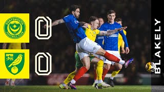 HIGHLIGHTS  Portsmouth 00 Norwich City [upl. by Aisitel]