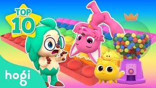 BEST Learn COLORS and Jingle Play｜Pop It Candy Slide Jingle and More｜Hogi PInkfong [upl. by Noonberg]