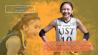 QUALITY MINUTES FOR XYZA GULA  Player Highlights Xyza Gula of UST  UAAP S86 Womens Volleyball [upl. by Lotz540]