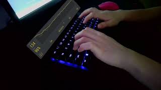 Razer Huntsman Mini  Purple Switches l Fast Typing Sound Test [upl. by Lesiram282]