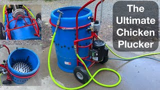 Ultimate DIY Chicken Plucker [upl. by Suirtemid]