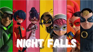 Night Falls  AMV  Miraculous Ladybug [upl. by Krug683]