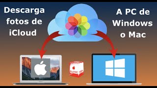 Como bajar fotos de iCloud a la PC o MAC 🤓👉📱💻✅ [upl. by Isej409]