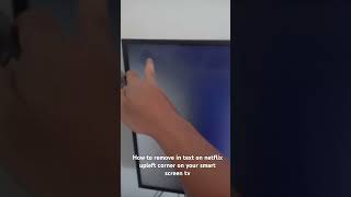 Remove text on netflix upleft corner on your smart screen tv [upl. by Emmie]