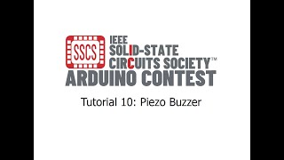 Tutorial 10 Piezo Buzzer [upl. by Neroled]