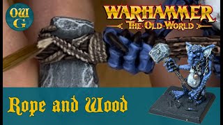 6 Painting Rope and wood  Painting classic Stone Trolls for Warhammer The Old World [upl. by Eben]