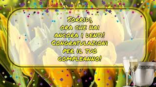 Buon compleanno [upl. by Vardon]