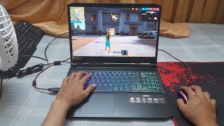 Ryzen 5 5600h Gtx 1650  How To Play FreeFire In Laptop  FreeFire Laptop Gameplay  Acer Nitro 5 [upl. by Boiney]