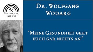 Dr Wolfgang Wodarg  Meine Gesundheit geht euch gar nichts an [upl. by Oreste]