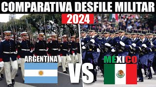 DESFILE MILITAR MÉXICO VS ARGENTINA REACCIÓN DE ARGENTINO NO PUEDE SER🤣 [upl. by Esertak120]