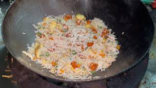 Street food in vizianagaram ❤️ chicken fride rice 🍚viral trending food shortvideo shorts short [upl. by Yarod]