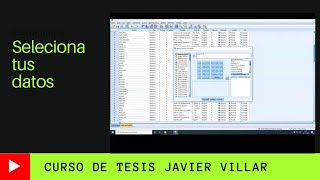 SPSS filtrar y seleccionar datos casosTips para encuestas y escalas  tesis [upl. by Tybie]