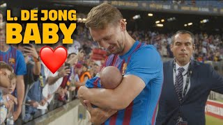 💙❤️ LUUK DE JONG receives affection from CAMP NOU 💙❤️ [upl. by Callum]