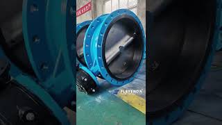 Multi turn EPDM Lined Electric Butterfly Valve [upl. by Wolfson]