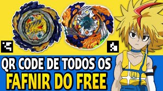 QR CODE DE TODOS OS FAFNIR BEYBLADE BURST APP [upl. by Laddy539]